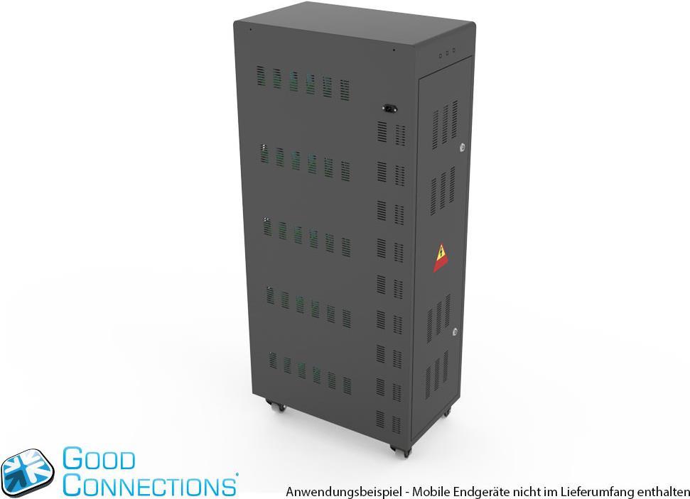 Купить Good Connections - Wagen (synchronisieren, laden und unter UV-Licht reinigen) - für 65 Tablets - verriegelbar - Stahl - Schwarz - Ausgang: 5 V (PCT01-B65S) в магазине wardena.ru