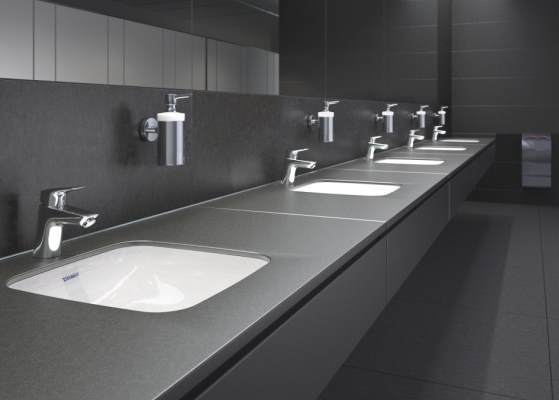 Купить Hansgrohe Logis Смеситель для раковины 70 однорычажный Coolstart со сливным гарнитуром хром 71075000 в магазине wardena.ru