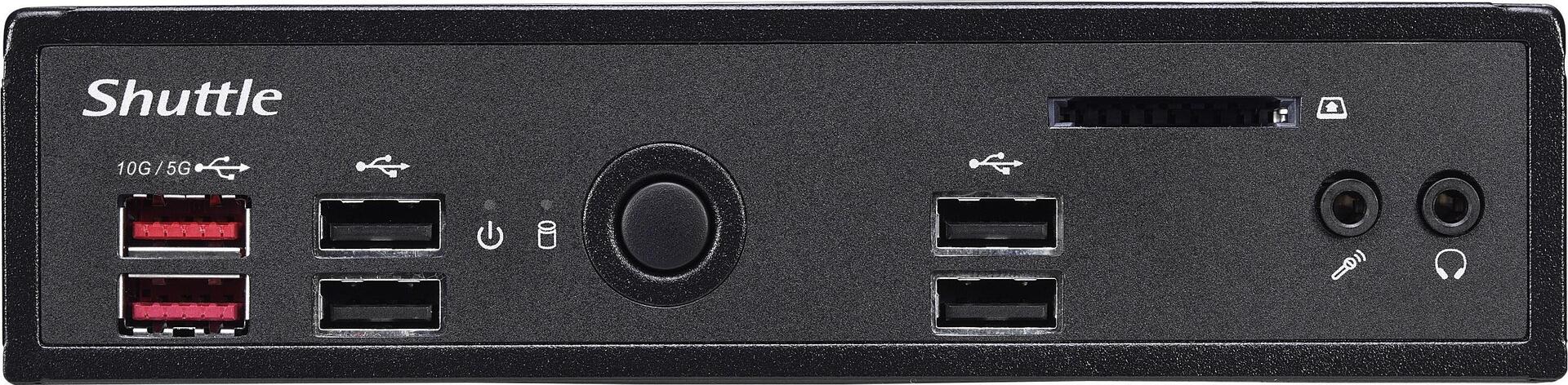 Купить Shuttle XPC slim DS20U7 - Barebone - Slim-PC - 1 x Core i7 10510U / 1.8 GHz ULV - RAM 0 GB - UHD Graphics - GigE - Schwarz в магазине wardena.ru