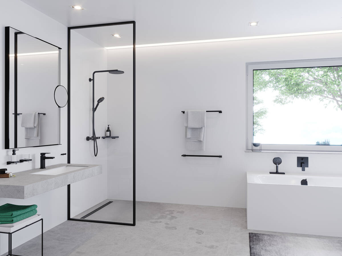 Купить Hansgrohe AddStoris Держатель банного полотенца хром 41747000 в магазине wardena.ru