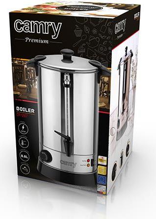 Купить Camry CR 1267 Wasserkocher 8,8 l Schwarz - Edelstahl 980 W (CR 1267) в магазине wardena.ru