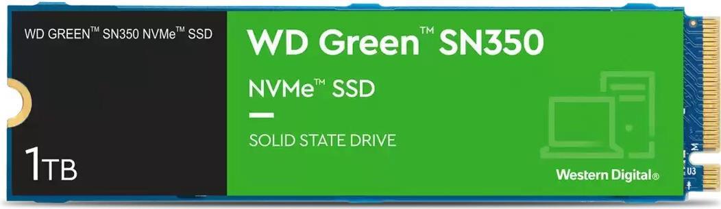 Купить WD Green SN350 NVMe SSD WDS100T3G0C - SSD - 1 TB - intern - M.2 2280 - PCI Express 3.0 x4 (NVMe) в магазине wardena.ru
