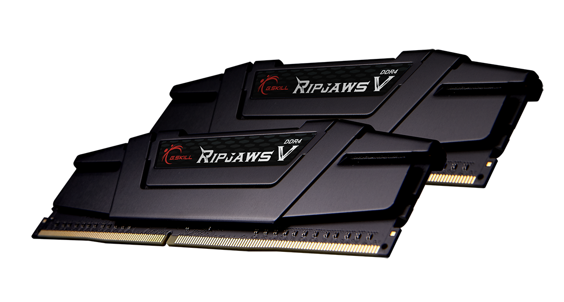 Купить G.Skill Ripjaws V - DDR4 - Kit - 16 GB: 2 x 8 GB - DIMM 288-PIN - 4600 MHz / PC4-36800 - CL19 - 1.5 V - ungepuffert - non-ECC - Classic Black (F4-4600C19D-16GVKE) в магазине wardena.ru