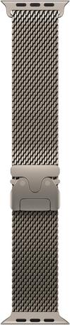 Купить Apple 49mm Natural Titanium Milanese Loop - Medium (MGHP4ZM/A) в магазине wardena.ru