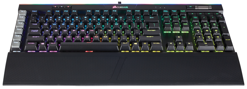 Купить Corsair Gaming K95 RGB PLATINUM Mechanical - Tastatur - USB - Deutsch - Schwarz (CH-9127014-DE) в магазине wardena.ru