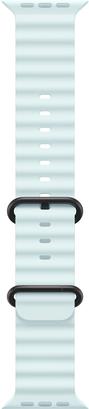 Купить Apple - Armband für Smartwatch - 49 mm, schwarze Titanfassung - 130 - 200 mm - Eisblau (MYP83ZM/A) в магазине wardena.ru