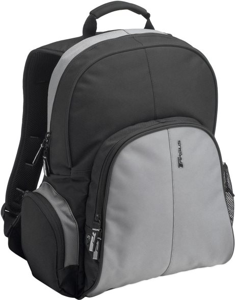 Купить Targus Essential 15.4 - 40,60cm (16")  / 39.1 - 40.6cm Laptop Backpack - Notebook-Rucksack - 40.6 cm (16") - Grau, Schwarz (TSB023EU) в магазине wardena.ru