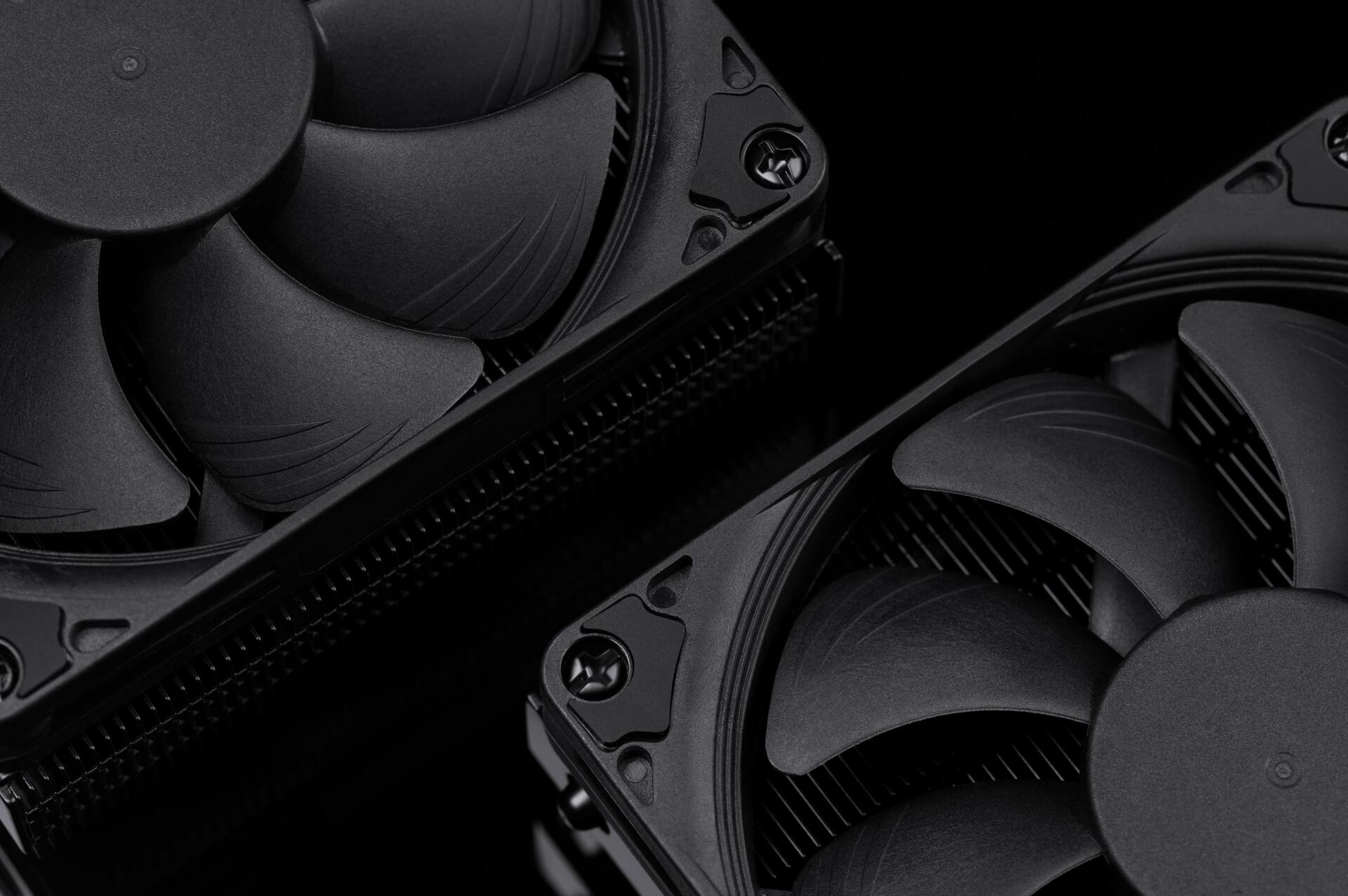 Купить Noctua chromax NH-L9i - Prozessorkühler - (für: LGA1156, LGA1155, LGA1150, LGA1151, AM4) - Kupfer-Bodenplatte und vernickelte Aluminium-Finnen - 92 mm - Schwarz (NH-L9i CH.BK) в магазине wardena.ru
