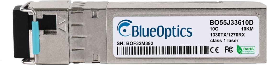 Купить Kompatibler Ubiquiti Networks UF-SM-10G-S-1330-20 BlueOptics BO55J33620D SFP+ Bidi Transceiver, LC-Simplex, 10GBASE-BX-D, Singlemode Fiber, TX1330nm/RX1270nm, 20KM, DDM, 0°C/+70°C (UF-SM-10G-S-1330-20-BO) в магазине wardena.ru