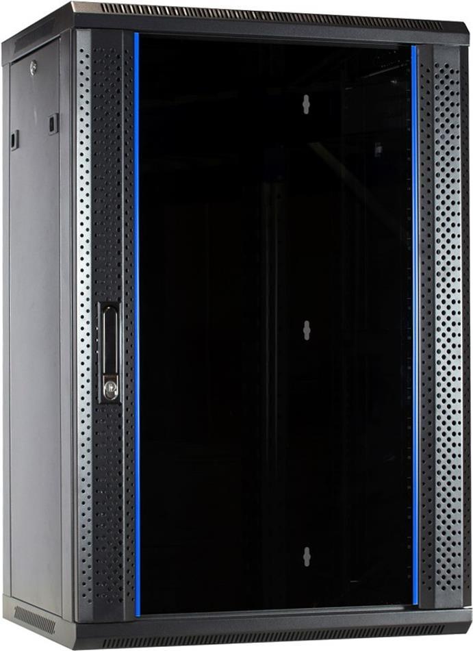 Купить DSIT 18 HE Serverschrank, Wandgehäuse, mit Glastür (BxTxH) 600 x 450 x 900 mm (DS6418) в магазине wardena.ru