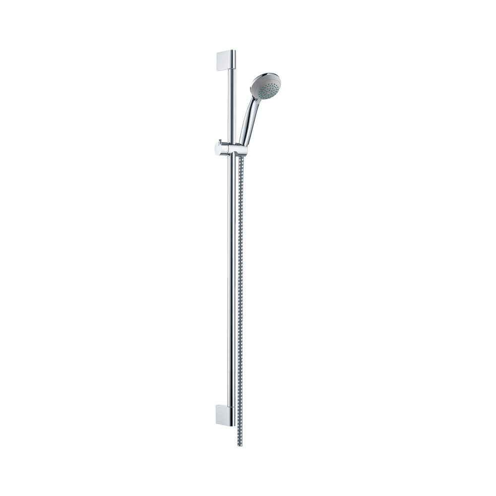 Купить Hansgrohe Crometta 85 Душевой набор Mono со штангой 90 см хром 27729000 в магазине wardena.ru