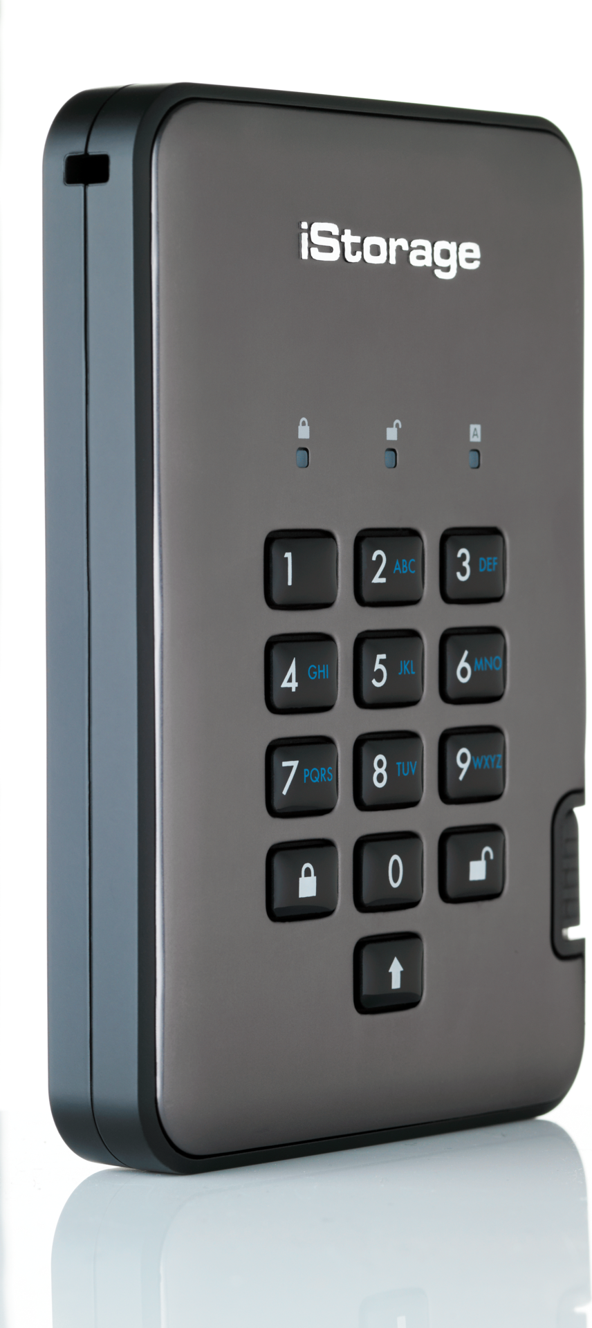 Купить iStorage diskAshur PRO² - SSD - verschlüsselt - 2 TB - extern (tragbar) - USB 3.1 - FIPS 197, 256-bit SHA, 256-bit AES-XTS (IS-DAP2-256-SSD-2000-C-G) в магазине wardena.ru