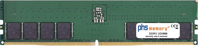 Купить PHS-memory 32GB RAM Speicher kompatibel mit MSI Pro Z890-S WIFI6E DDR5 UDIMM 5600MHz PC5-44800U (SP617865) в магазине wardena.ru
