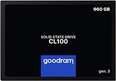 Купить Goodram CL100 2.5" 960 GB Serial ATA III 3D TLC NAND (SSDPR-CL100-960-G3) в магазине wardena.ru