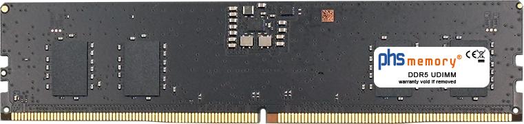 Купить PHS-memory 8GB RAM Speicher kompatibel mit MSI D1505 DDR5 UDIMM 4800MHz PC5-38400U (SP540077) в магазине wardena.ru