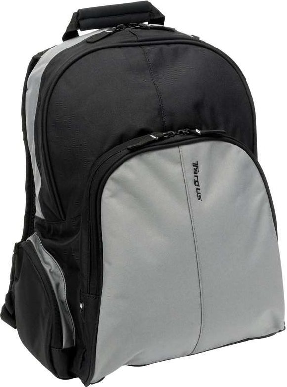 Купить Targus Essential 15.4 - 40,60cm (16")  / 39.1 - 40.6cm Laptop Backpack - Notebook-Rucksack - 40.6 cm (16") - Grau, Schwarz (TSB023EU) в магазине wardena.ru
