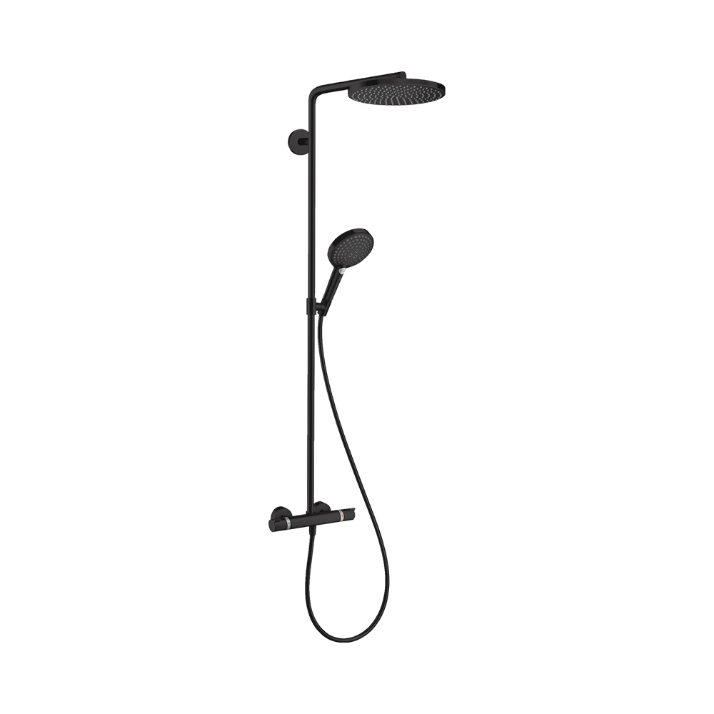 Купить Hansgrohe Raindance Select S Showerpipe 240 1jet PowderRain Душевая система с термостатом хром 27633000 в магазине wardena.ru