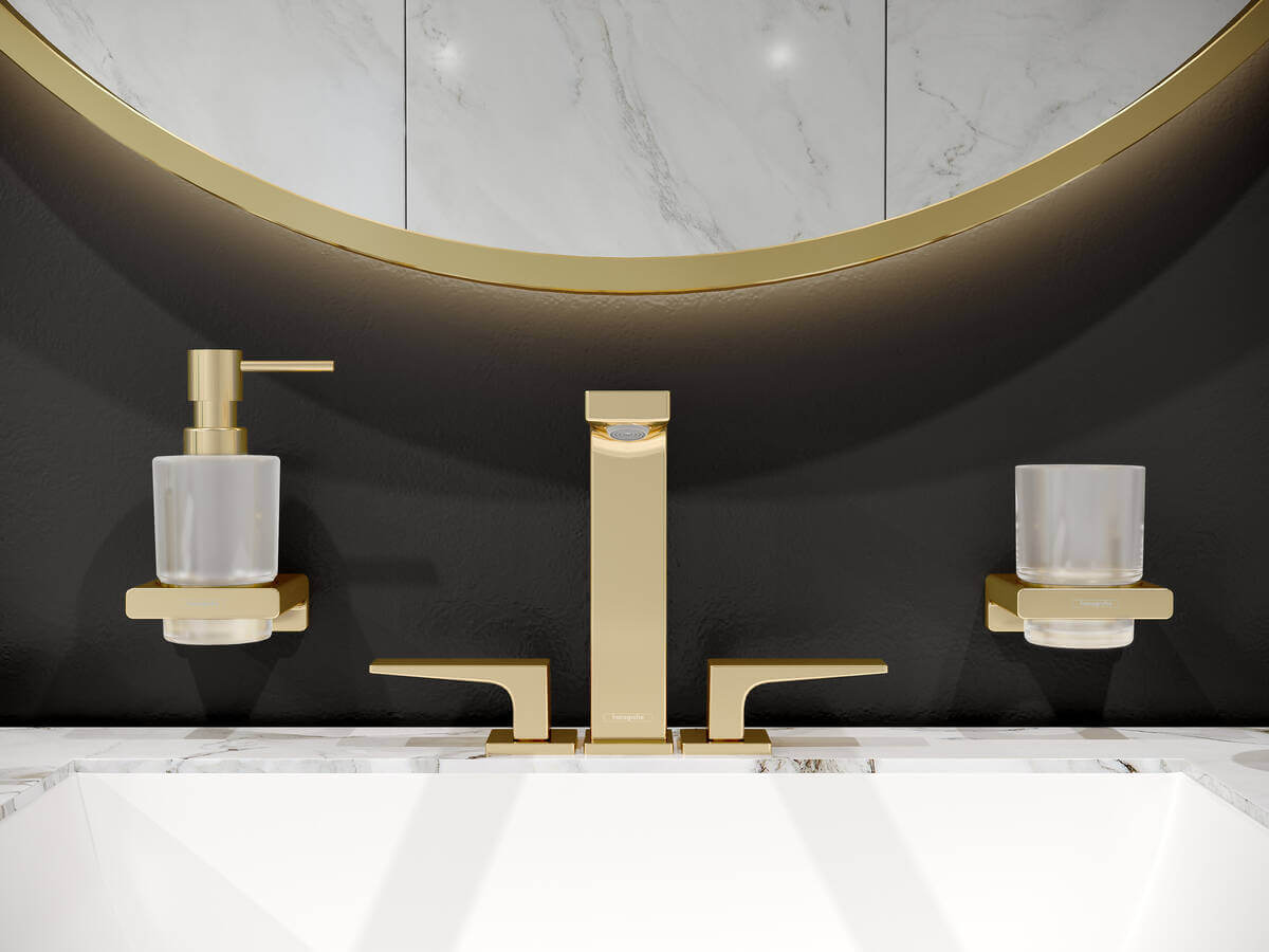 Купить Hansgrohe AddStoris Диспенсер для жидкого мыла хром 41745000 в магазине wardena.ru