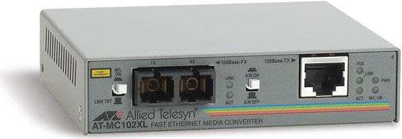 Купить Allied Telesis Medienkonverter AT-MC102XL, 100 Mbit/s, RJ45 an LWL SC, Multimode - Zur Konvertierung von Fast Ethernet auf Kupferleitungen in LWL und umgekehrt (AT-MC102XL) в магазине wardena.ru