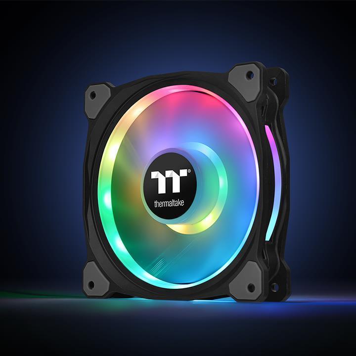 Купить Thermaltake Riing Duo 12 RGB Radiator Fan TT - Premium Edition - Gehäuselüfter - 120 mm (Packung mit 3) (CL-F073-PL12SW-A) в магазине wardena.ru