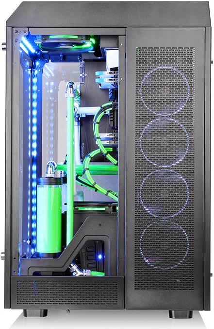 Купить Thermaltake The Tower 900 - Full Tower - Erweitertes ATX - ohne Netzteil (PS/2) - Schwarz - USB/Audio (CA-1H1-00F1WN-00) в магазине wardena.ru