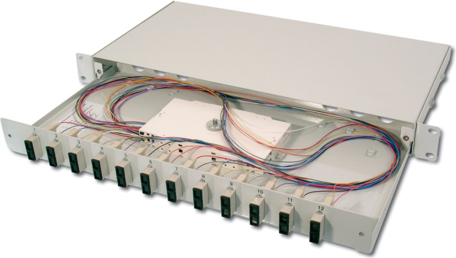 Купить DIGITUS Professional DN-96320/3 - Glasfaserkabelkiste - 1U - 12 Ports (DN-96320/3) в магазине wardena.ru