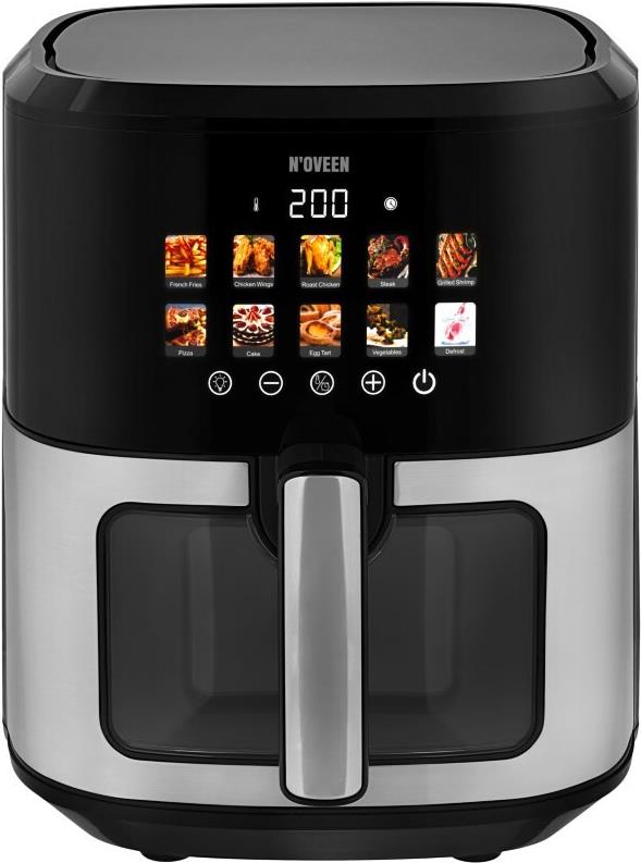 Купить N'oveen AF770 X-LINE Fettfreie Fritteuse Schwarz, Silber (AF770) в магазине wardena.ru