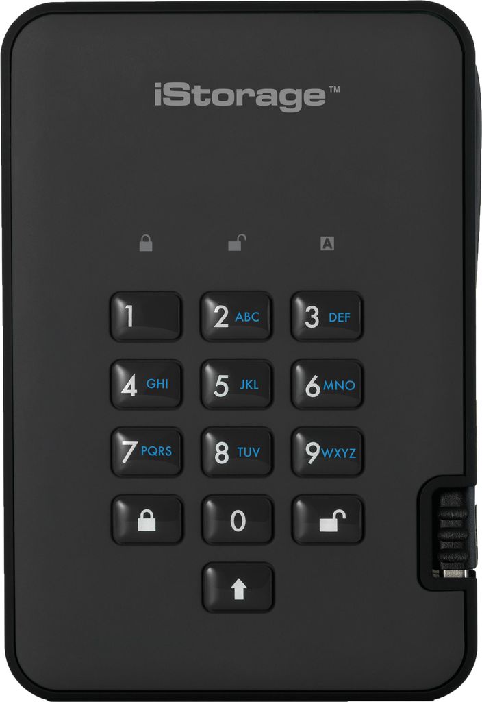 Купить iStorage diskAshur 2 - Festplatte - verschlüsselt - 500 GB - extern (tragbar) - USB 3.1 Gen 1 - 5400 U/min - Puffer: 8 MB - 256-Bit-AES, FIPS 197 - Phantomschwarz (IS-DA2-256-500-B) в магазине wardena.ru