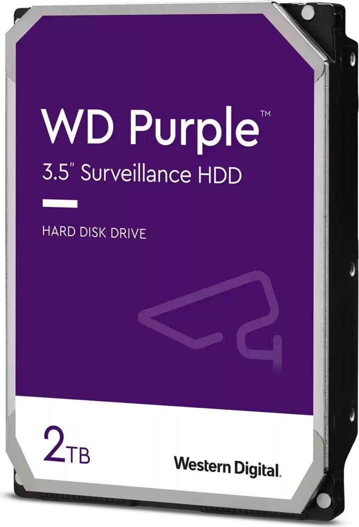 Купить WD Purple WD22PURZ - Festplatte - 2 TB - intern - 3.5" (8.9 cm) - SATA 6Gb/s - Puffer: 256 MB в магазине wardena.ru