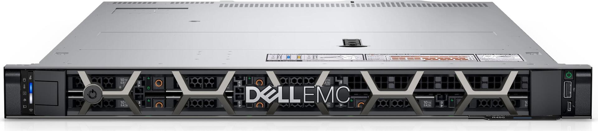 Купить DELL PowerEdge R450 Server 480 GB Rack (1U) Intel® Xeon Silver 2,1 GHz 32 GB DDR4-SDRAM 800 W (PER4503A) в магазине wardena.ru
