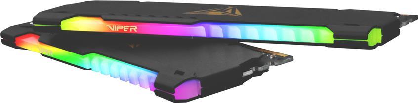 Купить Patriot Extreme Performance Viper Steel RGB - DDR4 - Kit - 32 GB: 2 x 16 GB - DIMM 288-PIN - 1800 MHz / PC4-28800 - CL20 - 1.35 V - ungepuffert - non-ECC - Schwarz (PVSR432G360C0K) в магазине wardena.ru