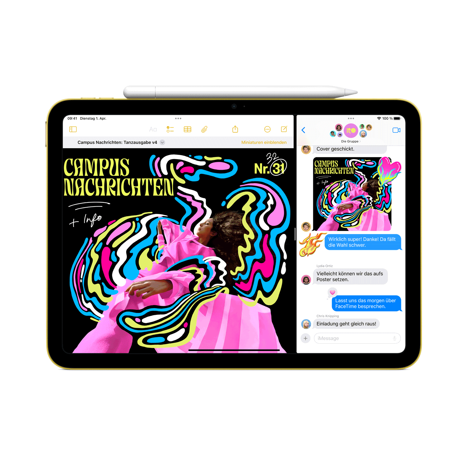 Купить Apple iPad 11 Wi-Fi + Cellular 256GB (gelb) 11.Gen (MD7M4TY/A) в магазине wardena.ru