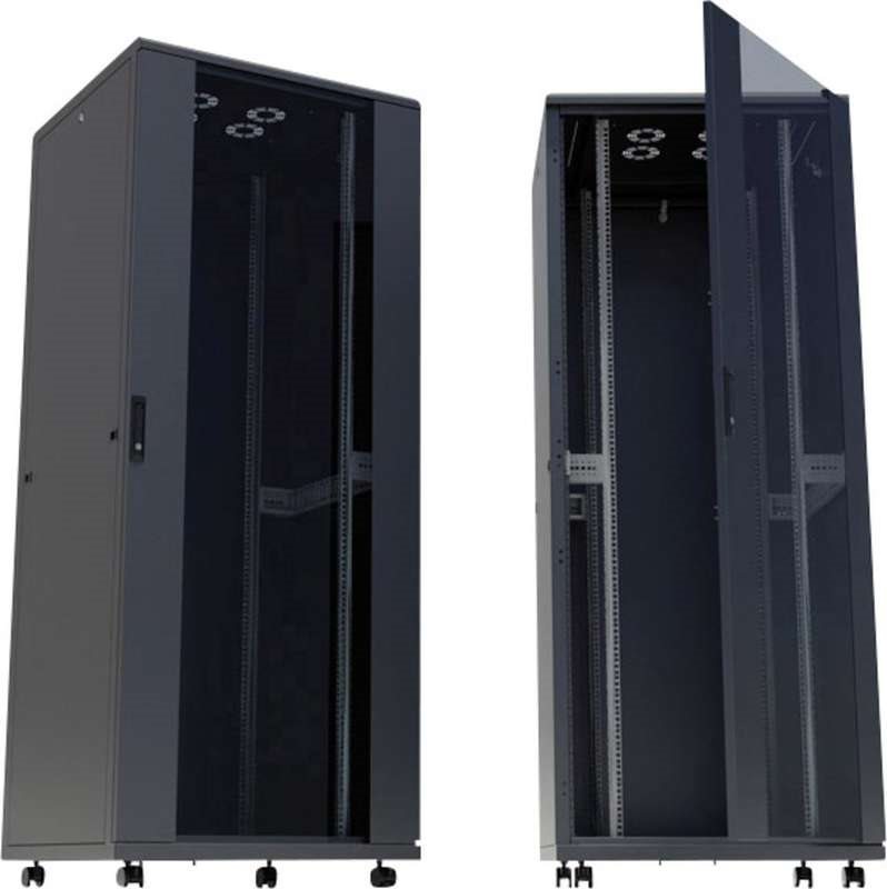 Купить Intellinet - Schrank - Schwarz, RAL 9005 - 42U - 48,3 cm (19") (713177) в магазине wardena.ru