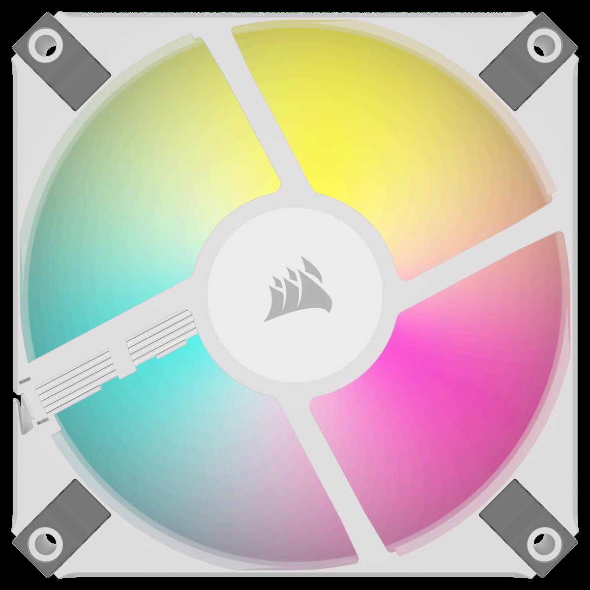 Купить CORSAIR iCUE AF120 RGB SLIM - Gehäuselüfter - 120 mm - weiß (CO-9050164-WW) в магазине wardena.ru