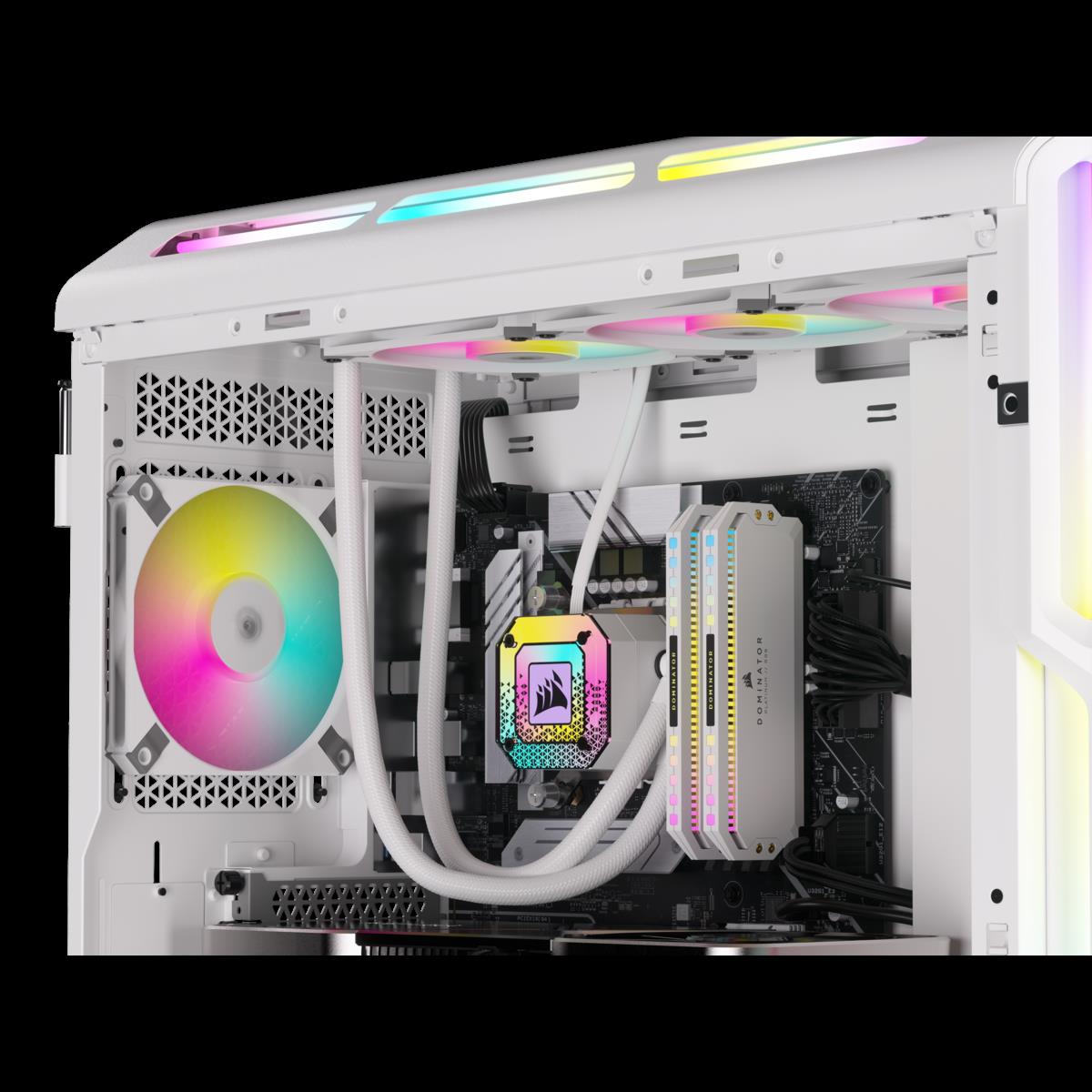 Купить CORSAIR iCUE AF120 RGB SLIM - Gehäuselüfter - 120 mm - weiß (CO-9050164-WW) в магазине wardena.ru