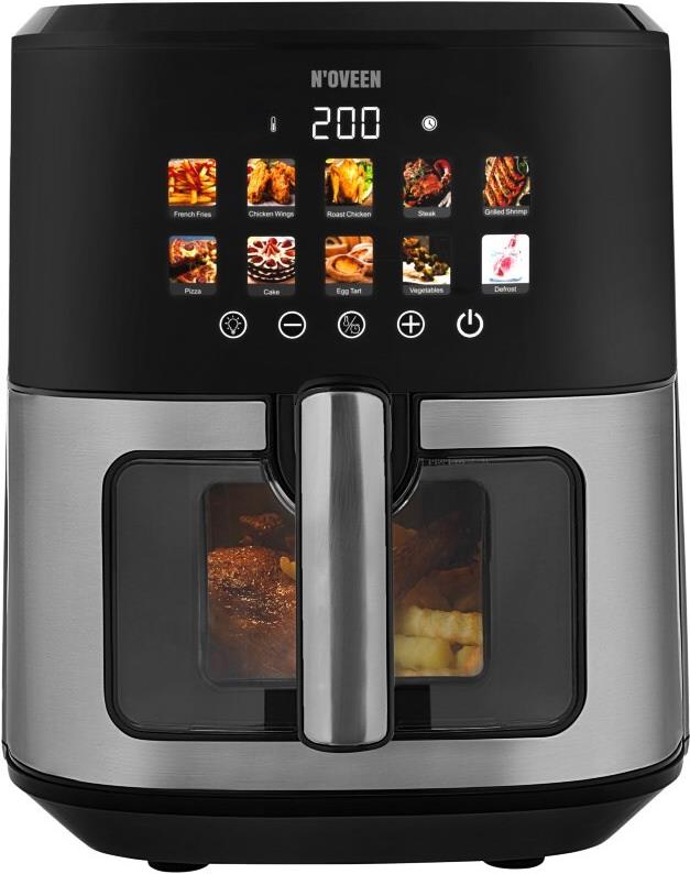 Купить N'oveen AF770 X-LINE Fettfreie Fritteuse Schwarz, Silber (AF770) в магазине wardena.ru