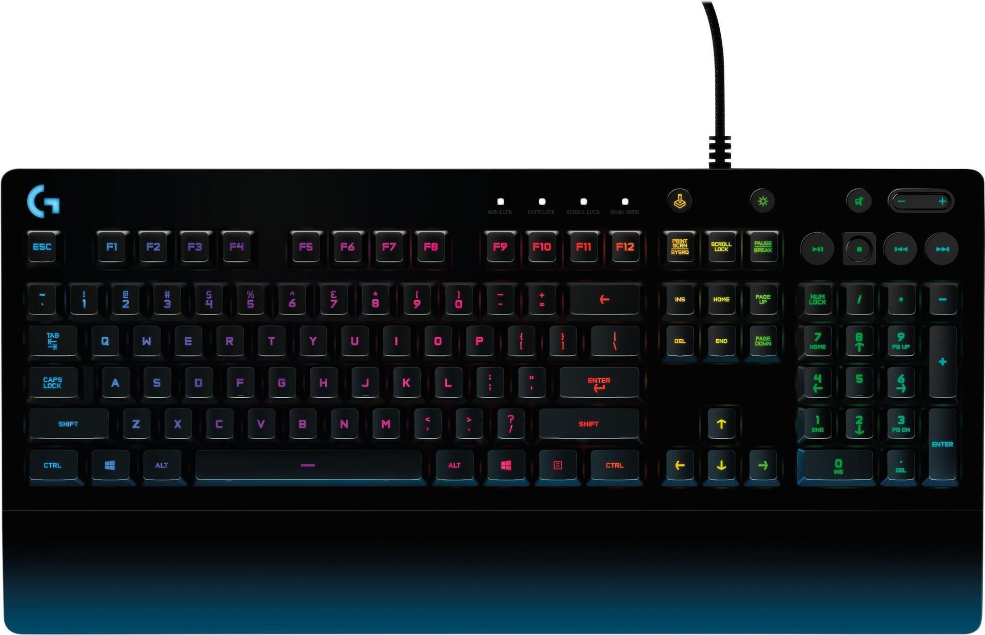 Купить Logitech Prodigy G213 - Tastatur - hintergrundbeleuchtet - USB - Italienisch - Schwarz (920-009439) в магазине wardena.ru