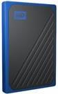 Купить WD My Passport Go WDBMCG0010BBT - SSD - 1 TB - extern (tragbar) - USB 3.0 - Schwarz mit kobaltblauer Verzierung (WDBMCG0010BBT-WESN) в магазине wardena.ru