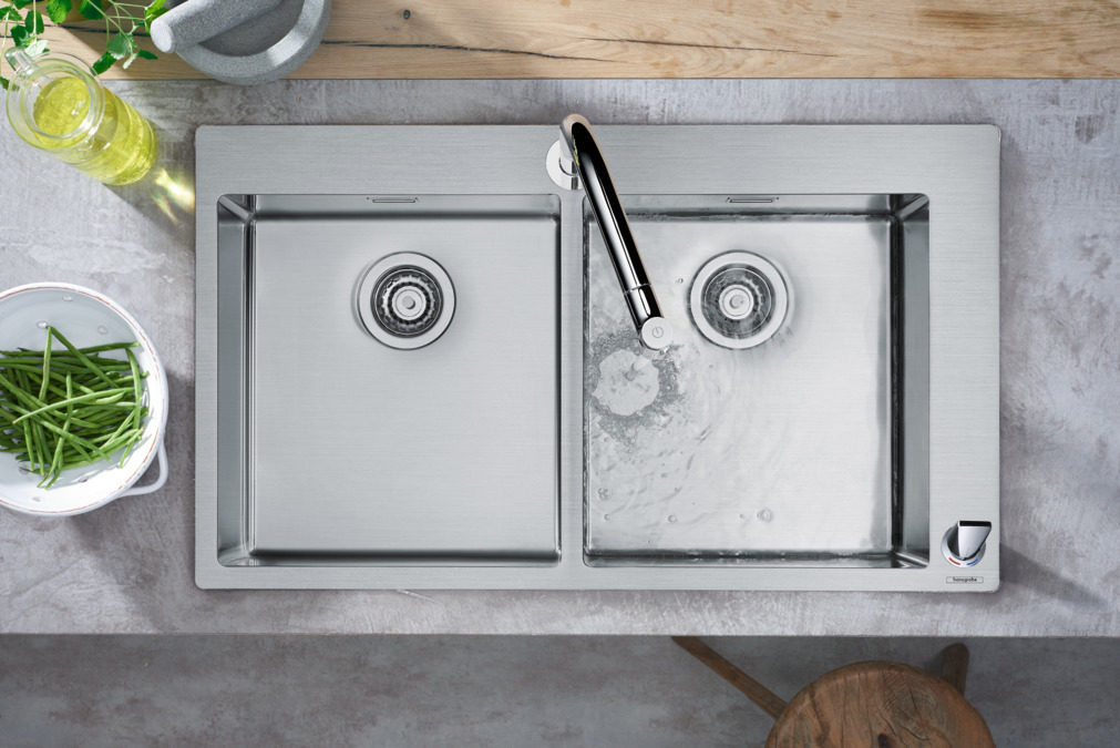 Купить Hansgrohe C71-F765-10 Комбинация для кухни 370/370 хром 43203000 в магазине wardena.ru