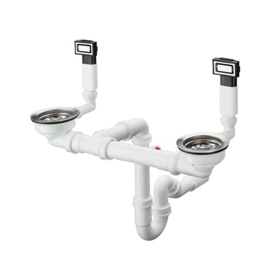 Купить Hansgrohe D15-10 Слив-перелив с ручным управлением белый матовый 43922800 в магазине wardena.ru
