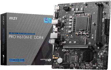 Купить MSI PRO H610M-E DDR4 - Motherboard - micro ATX - LGA1700-Sockel - H610 Chipsatz - USB 3,2 Gen 1 - Gigabit LAN - Onboard-Grafik (CPU erforderlich) - HD Audio (8-Kanal) (7D48-001R) в магазине wardena.ru
