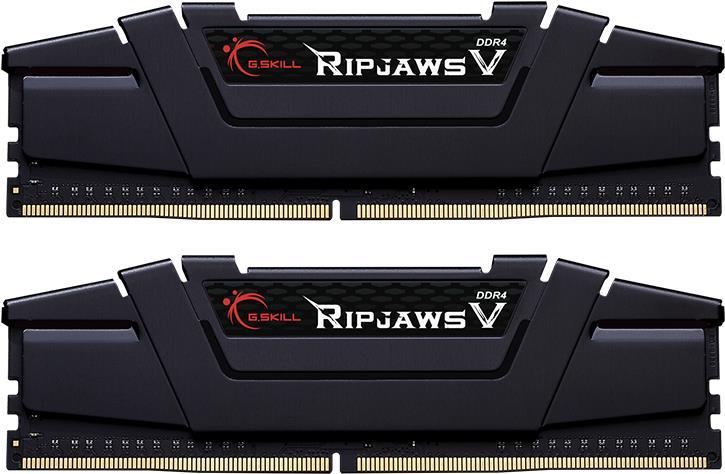 Купить G.Skill Ripjaws V - DDR4 - Kit - 16 GB: 2 x 8 GB - DIMM 288-PIN - 4600 MHz / PC4-36800 - CL19 - 1.5 V - ungepuffert - non-ECC - Classic Black (F4-4600C19D-16GVKE) в магазине wardena.ru
