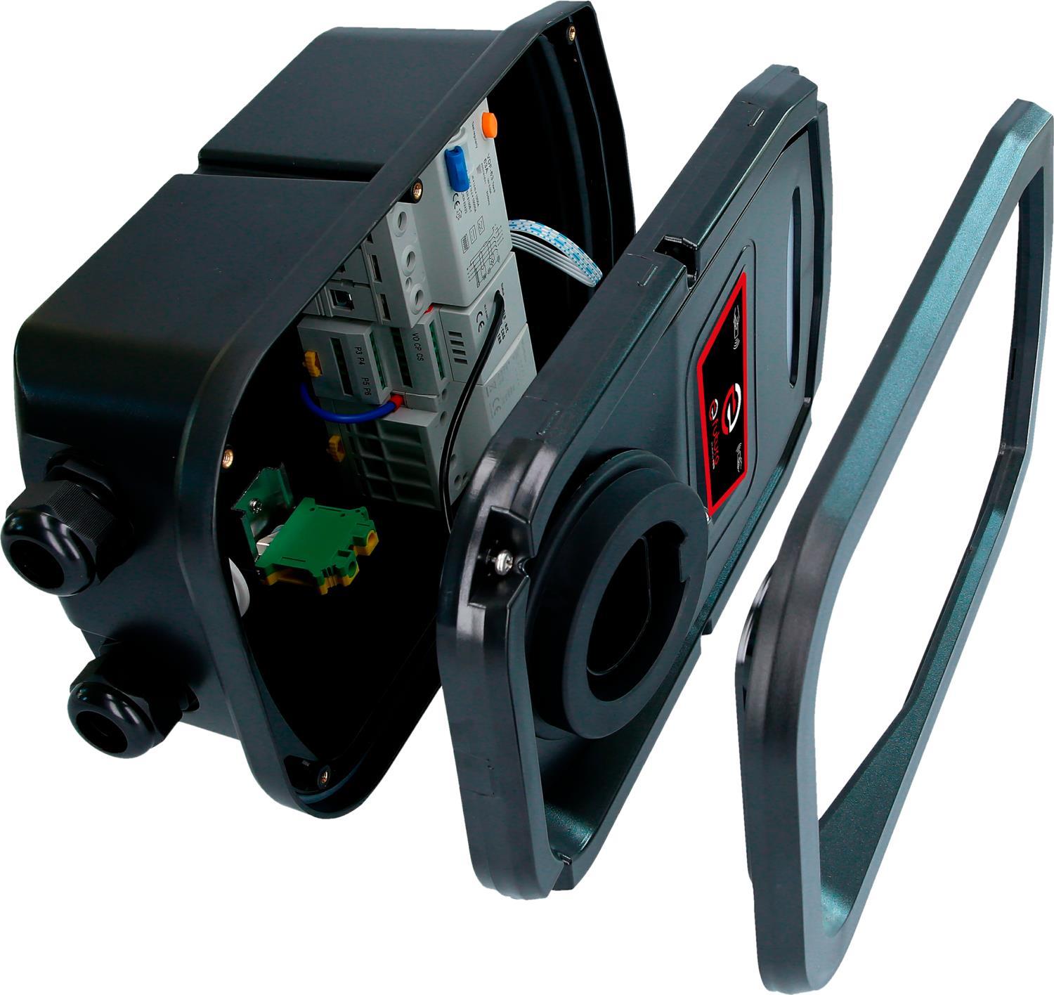 Купить KS TOOLS Werkzeuge-Maschinen GmbH efuturo Wallbox mit Typ 2 Ladekabel, 3 Phasen, bis zu 22 kW, 32 A, 400 V, Mode 3, mit RFID Zugangskontrolle, ohne Stromzähler (117.7521) в магазине wardena.ru