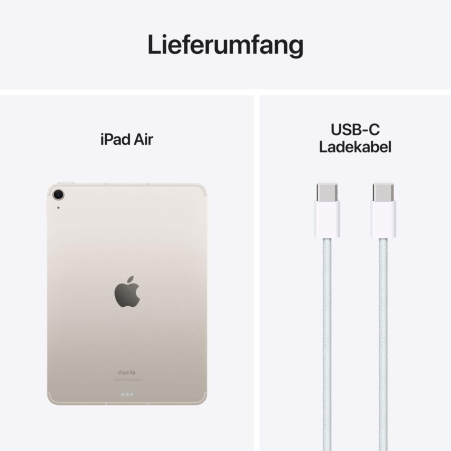 Купить Apple iPad Air (6th Generation) Air 5G Apple M TD-LTE & FDD-LTE 1 TB 27,9 cm (11") 8 GB Wi-Fi 6E (802.11ax) iPadOS 17 Beige (MUXU3NF/A) в магазине wardena.ru