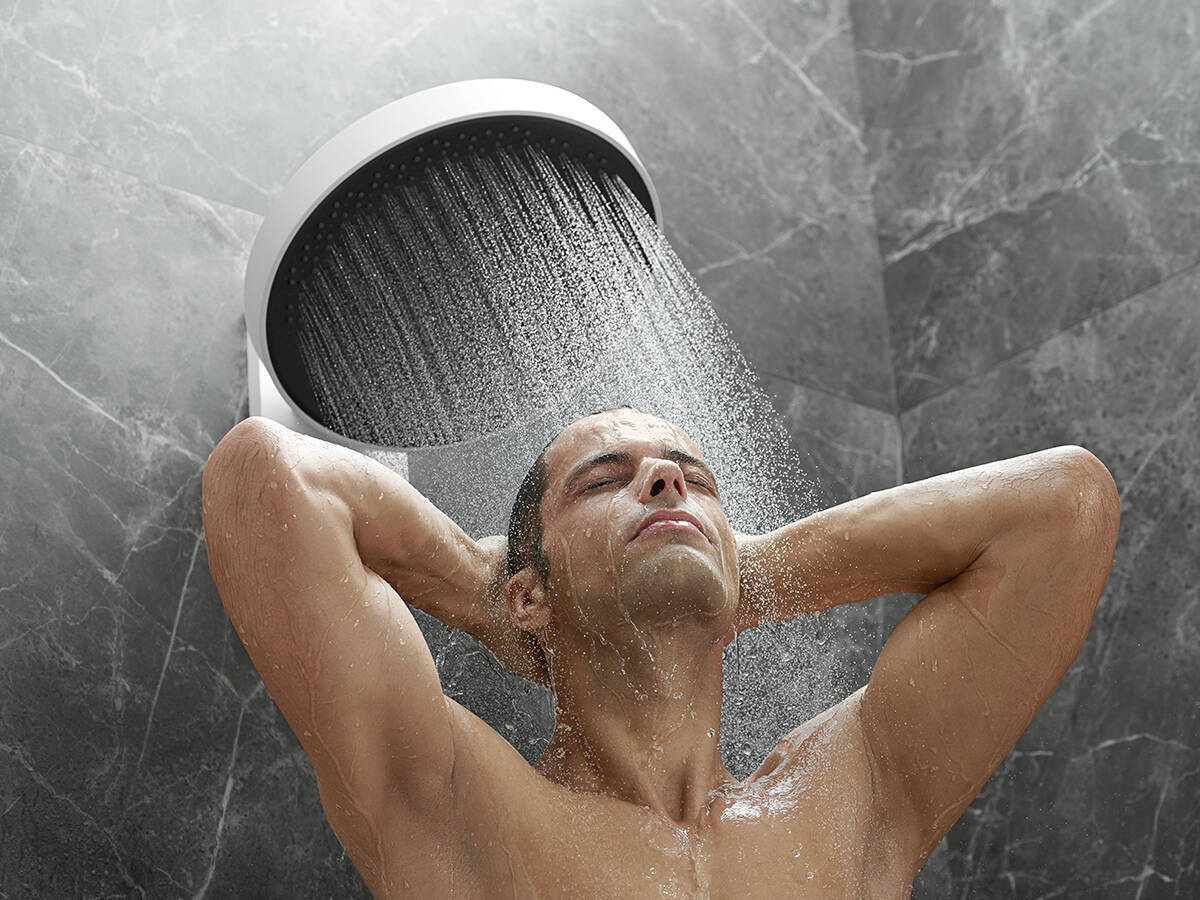 Купить Hansgrohe Rainfinity Верхний душ 360 1jet с настенным креплением хром 26230000 в магазине wardena.ru