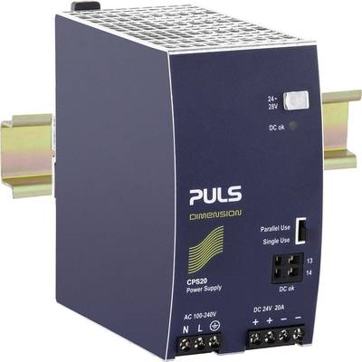 Купить PULS Hutschienen-Netzteil (DIN-Rail) DIMENSION 24 V/DC 20 A 480 W 1 x (CPS20.241-C1) в магазине wardena.ru