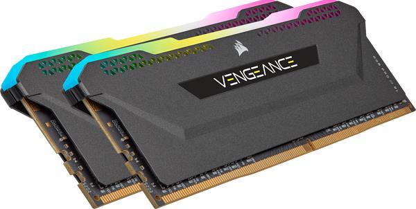 Купить Corsair Vengeance RGB PRO SL - DDR4 - Kit - 16 GB: 2 x 8 GB - DIMM 288-PIN - 3600 MHz / PC4-28800 - CL18 - 1.35 V - ungepuffert - non-ECC - Schwarz (CMH16GX4M2Z3600C18) в магазине wardena.ru