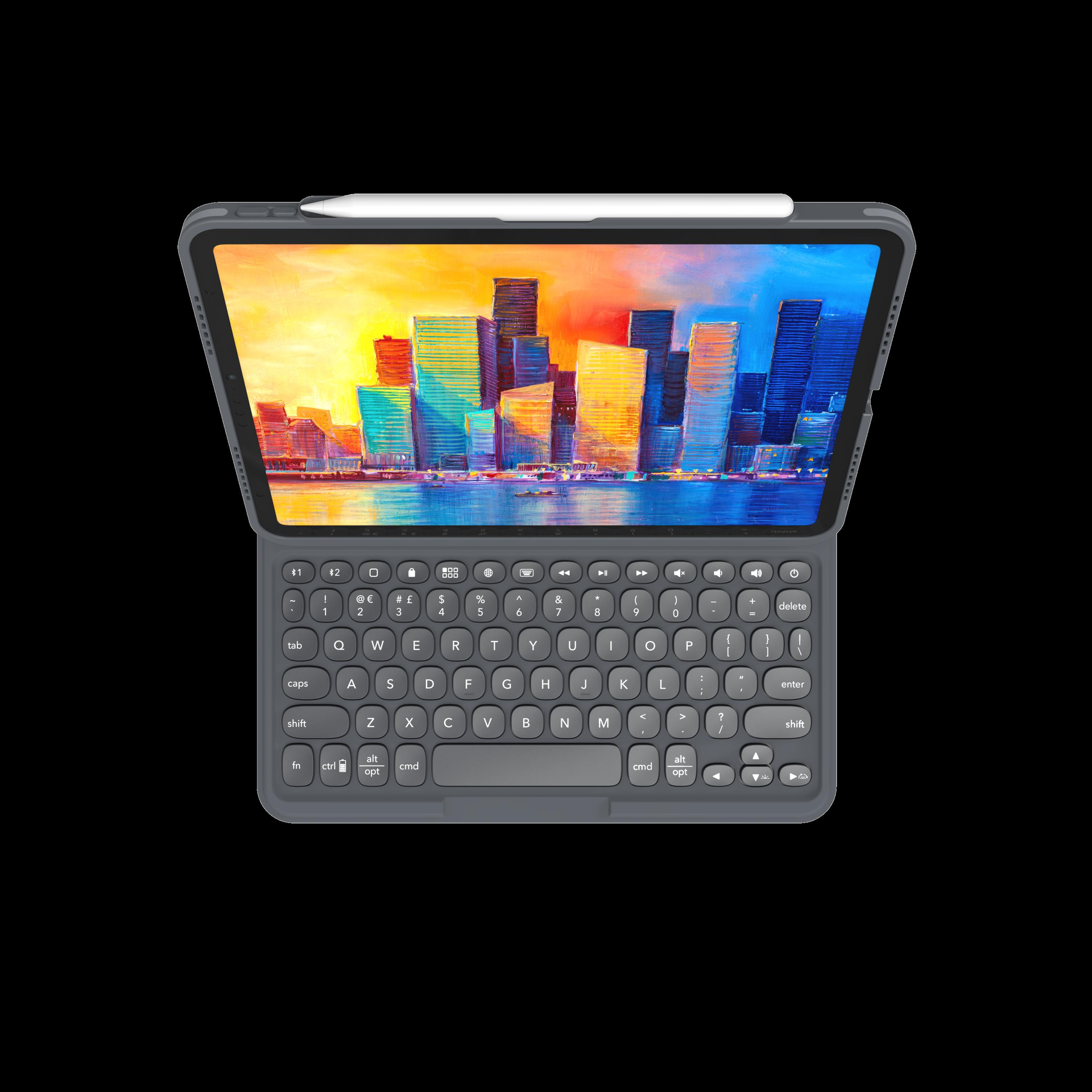 Купить ZAGG Pro Keys - Schweiz - Apple - iPad Air (4th gen) - Schwarz - 27,7 cm (10.9" ) - Kabellos (103407276) в магазине wardena.ru