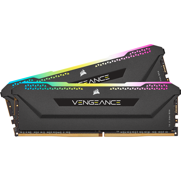 Купить Corsair Vengeance RGB PRO SL - DDR4 - Kit - 16 GB: 2 x 8 GB - DIMM 288-PIN - 3600 MHz / PC4-28800 - CL18 - 1.35 V - ungepuffert - non-ECC - Schwarz (CMH16GX4M2Z3600C18) в магазине wardena.ru