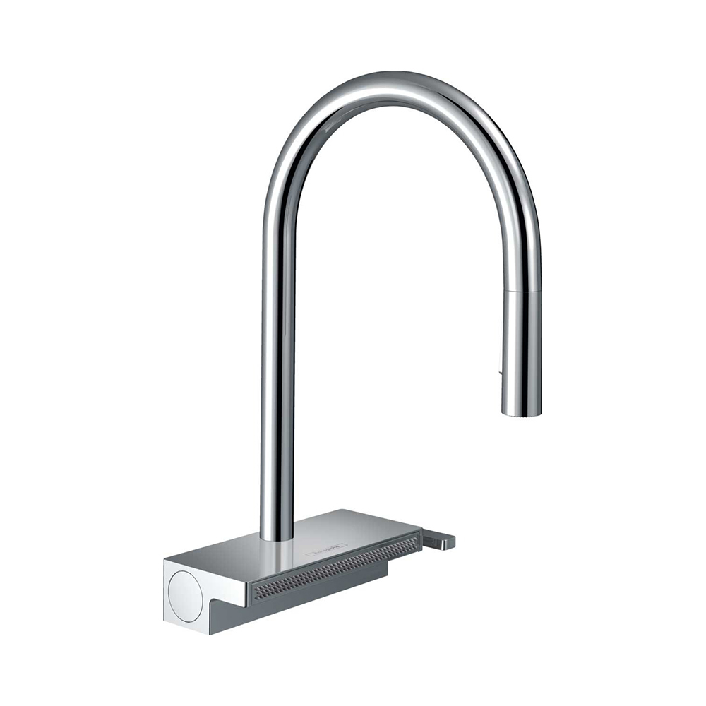 Купить Hansgrohe Aquno Select M81 Смеситель сталь 73831800 в магазине wardena.ru